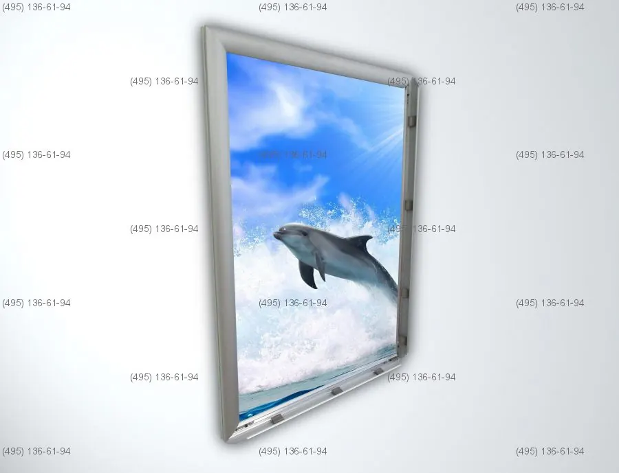Световая панель Frame LED Framelight Classic (фреймлайт), односторонняя, формат B2, 500х700 мм