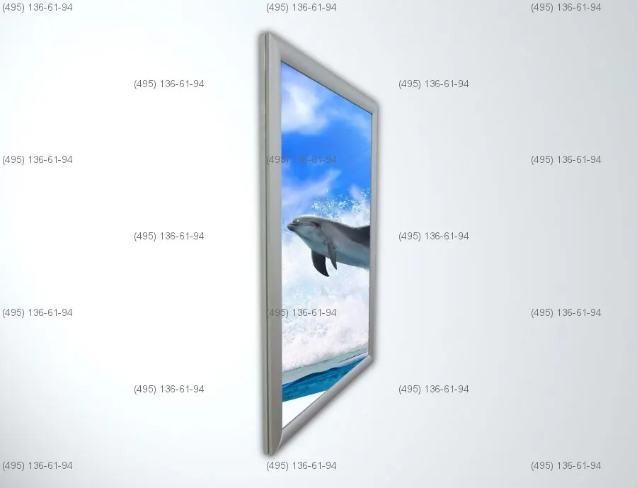 Световая панель Frame LED Framelight Classic (фреймлайт), односторонняя, формат AA, 1000х1500  мм